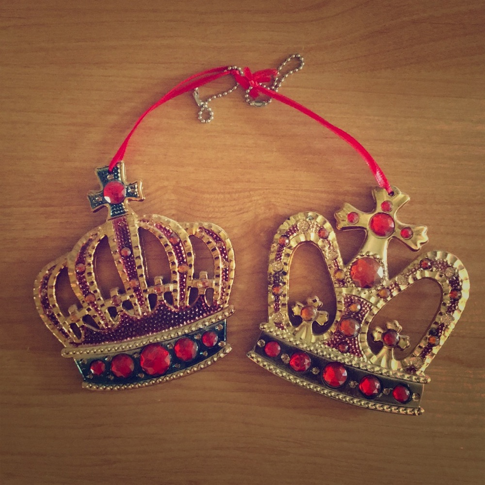 King and Queen ornaments